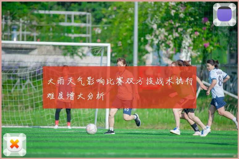 大雨天气影响比赛双方技战术执行难度增大分析